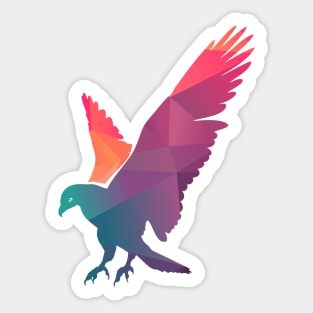 Colorful Eagle Sticker